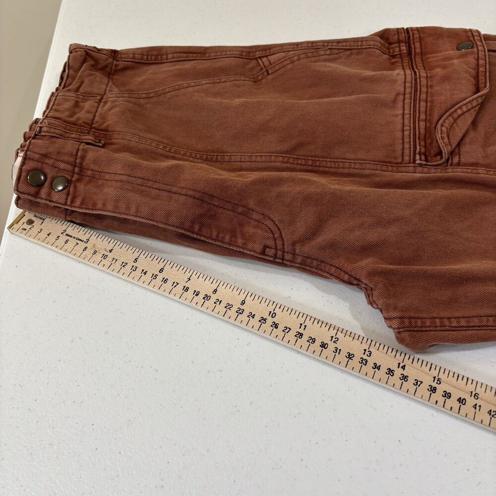 Urban Outfitters BDG Brown Baggy Wide Leg Cargo Pants 32 Gorpcore Grunge Y2K - Picture 9 of 11